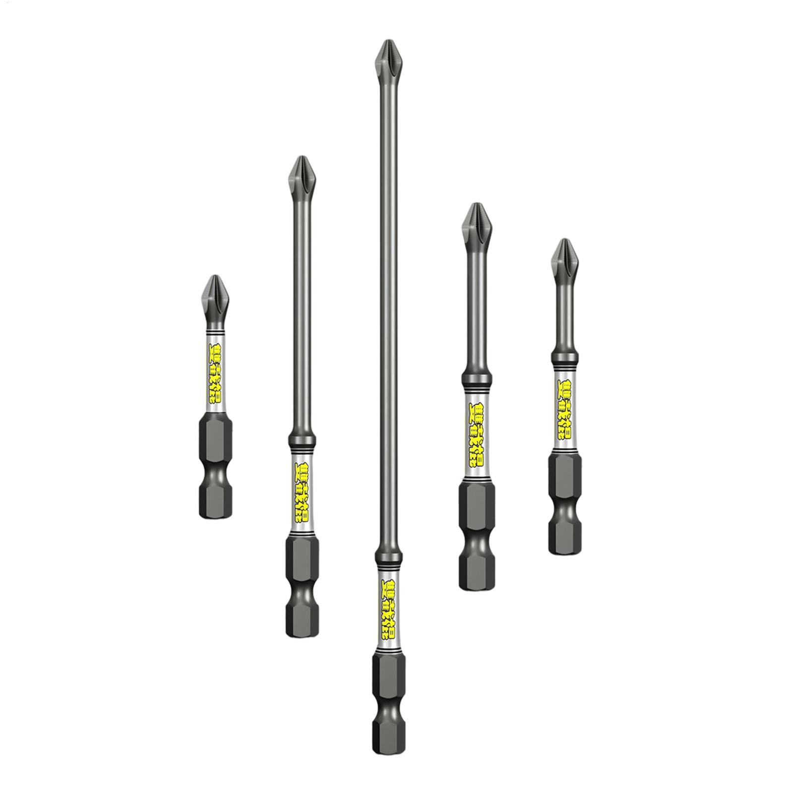 Screwdriver Set - ドリルドライバービットセット 5ピース ヘビーデューティー 防錆ドリルビットコンビネーションツールセット 家庭用 ワークショップ