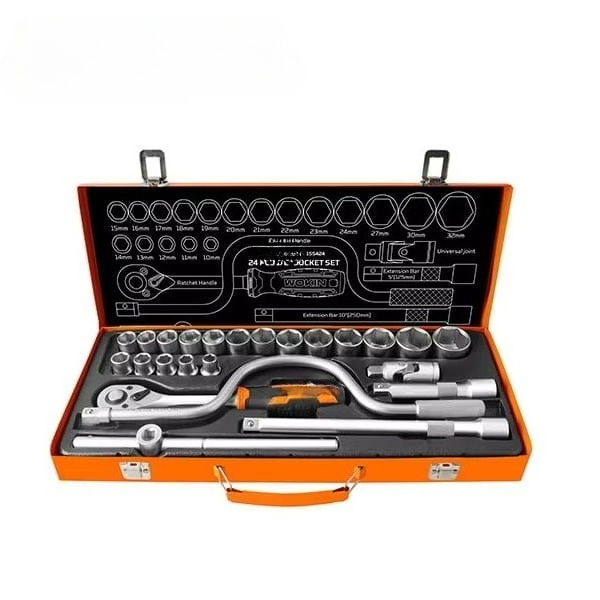 Wrench Set - 155424 24個入り 1/2インチ ツールレンチツール ソケットセット