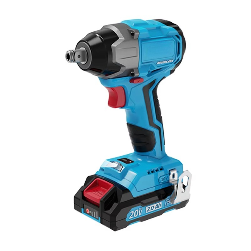 Socket Wrench - 産業用350Nm高トルクブラシレスコードレス電動レンチセット 17/19/21mmソケット インパクトリチウムバッテリー式