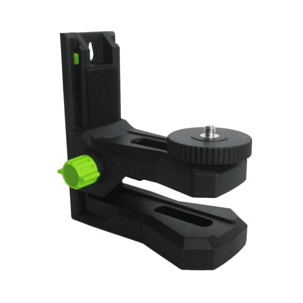 Spirit Level - ABSレーザーレベルブラケット L字型 1/4''-20ネジ レーザーレベルアダプター 360 °
