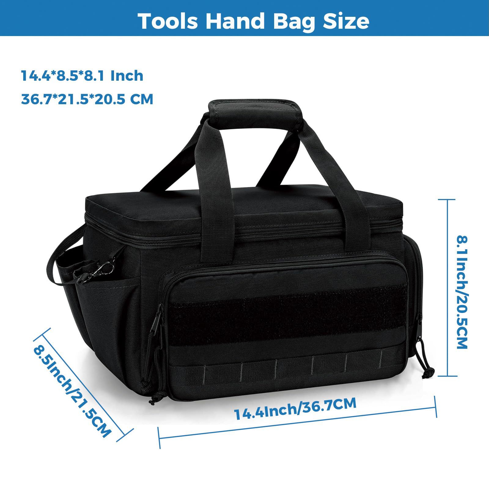 14インチヘビーデューティータクティカルツールバッグ、滑り止 - Tool Bag のレビューと価格