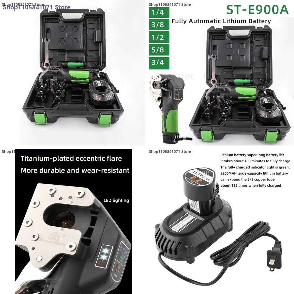 エアコン用電動フレアリングツール ST-E900A、リチウム - Tools Youtube のレビューと価格