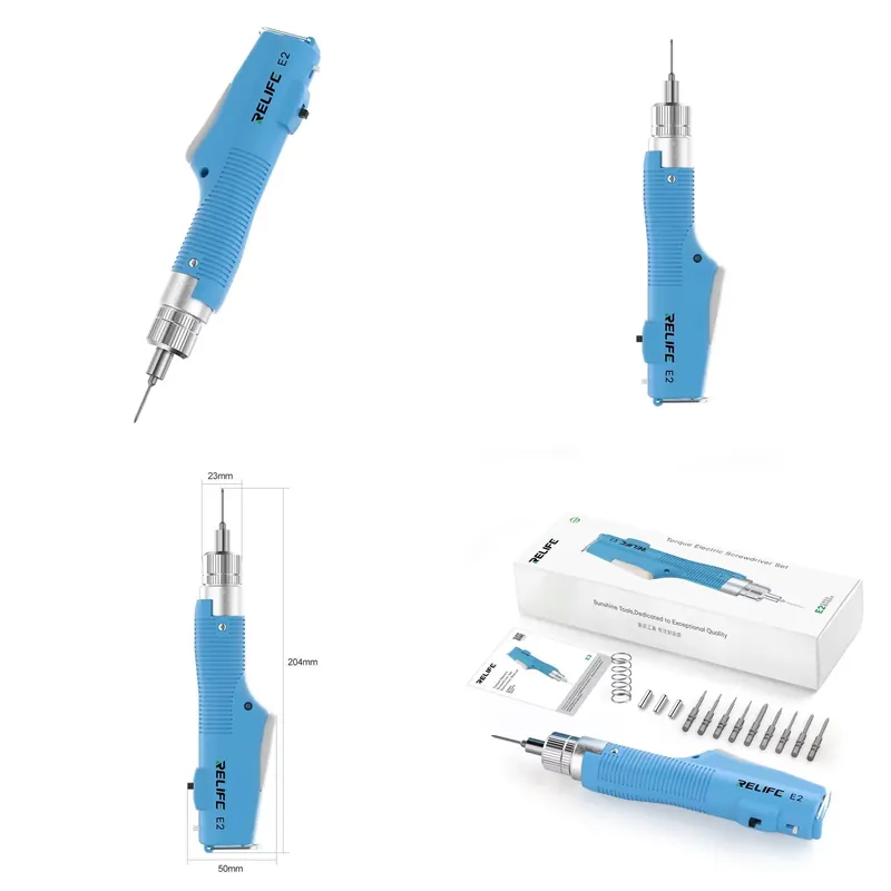 RELIFE E2 トルク電動ドライバーセット マルチスピー - Screwdriver Set のレビューと価格