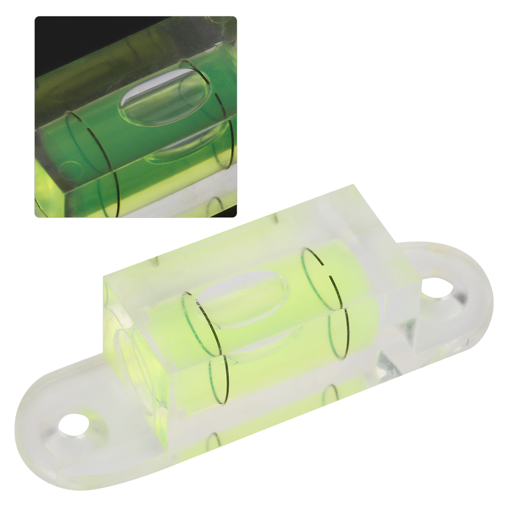 ポータブルレベルバブルゲージ取り付け穴デザイン水準器バブルホ - Spirit Level のレビューと価格