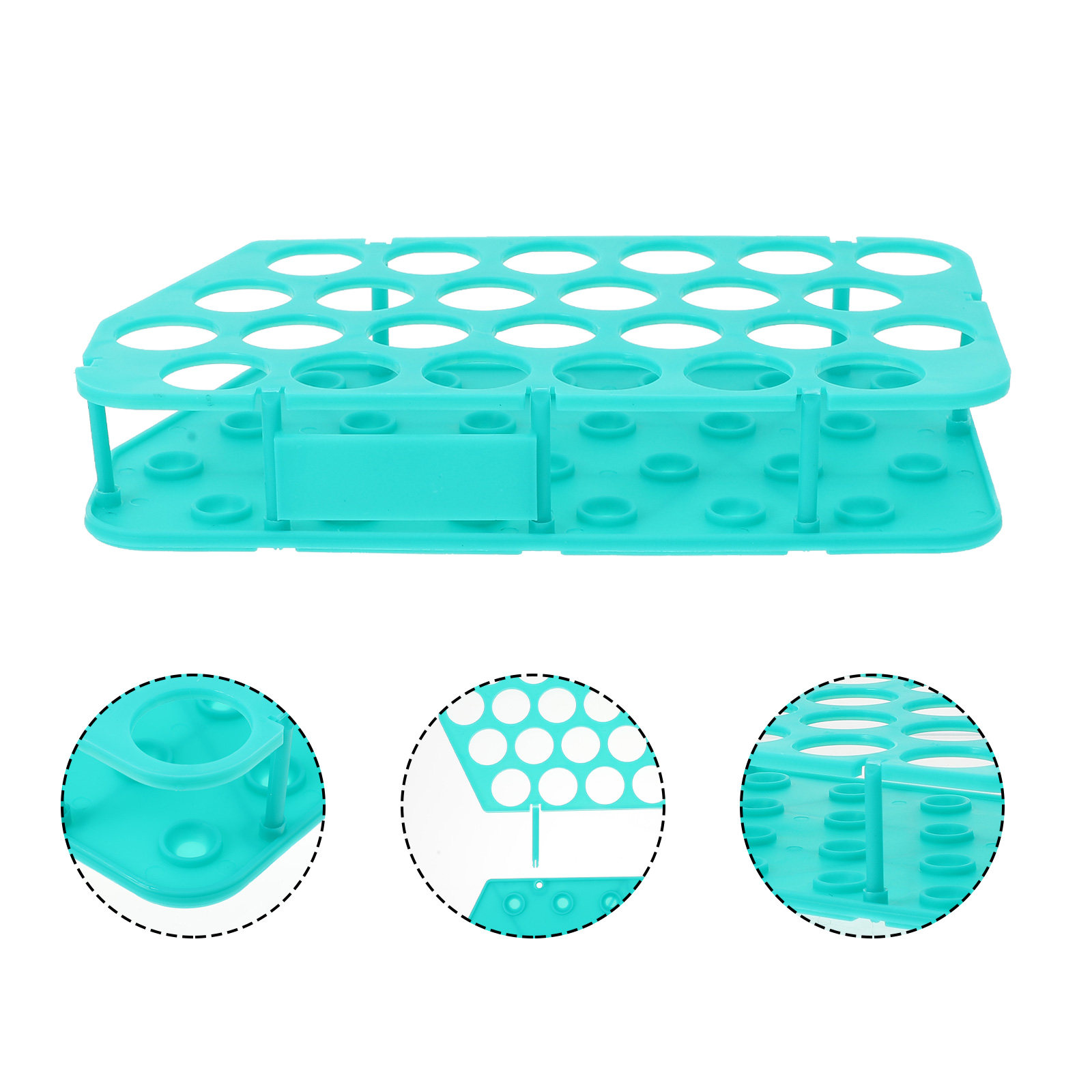 遠心管ラック1個。25本収納可能。耐久性に優れたプラスチック - Tools Youtube のレビューと価格
