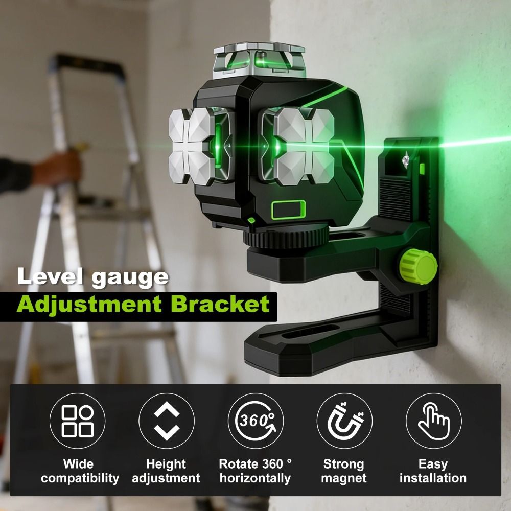 ABSレーザーレベルブラケット L字型 1/4''-20ネジ - Spirit Level のレビューと価格