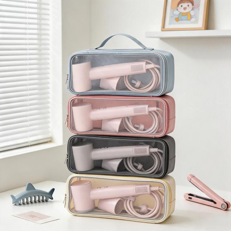 大容量のヘアスタイリングツール収納ケース。透明窓付きで、ヘア - Tool Bag のレビューと価格