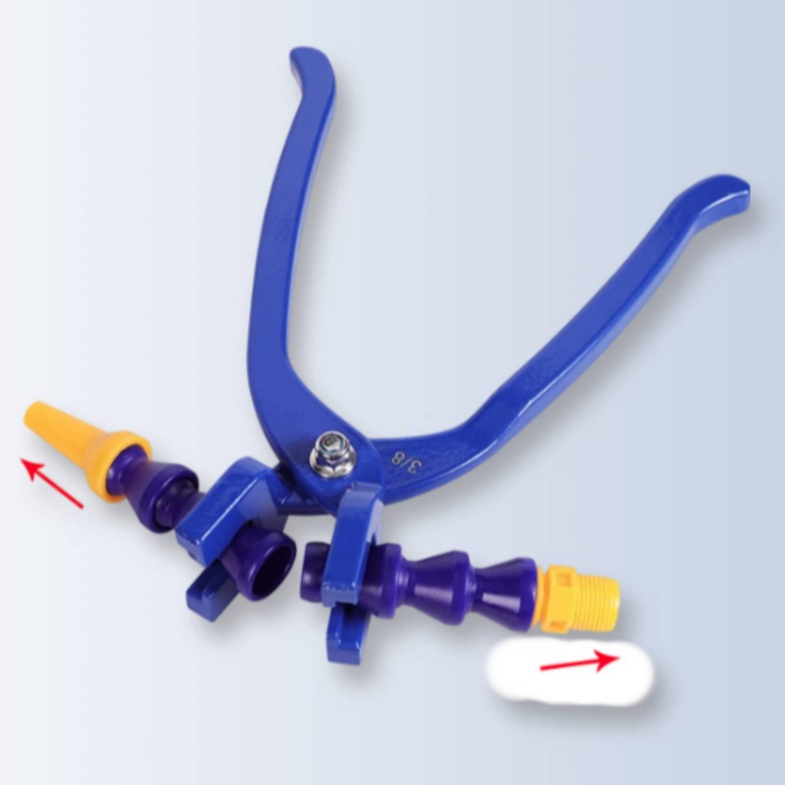 冷却システム用パイププライヤー。アルミニウム製の本体で、適切 - Pliers のレビューと価格