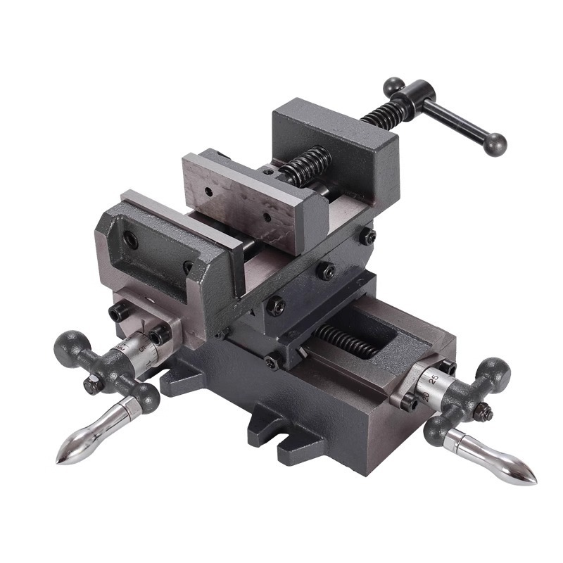 工業用クロスバイス双方向可動バイスクランプベンチバイスドリル - Drill Press のレビューと価格